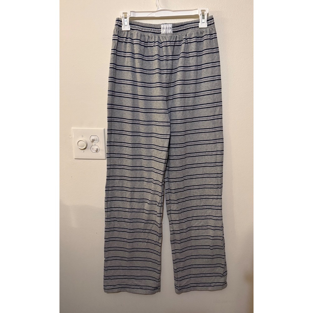 Parke Striped Cotton Boxer Pants Core Denim Stripe Size S